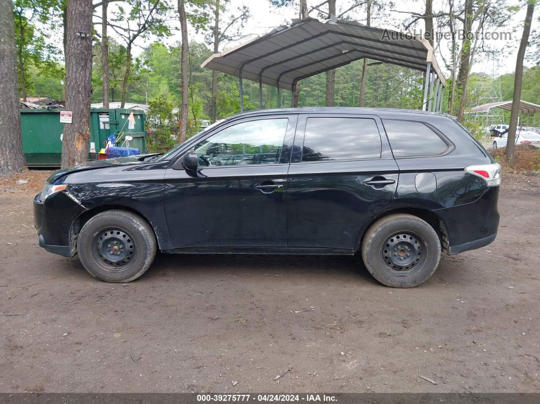 2014 Mitsubishi Outlander Es Black vin: JA4AD2A38EZ000449