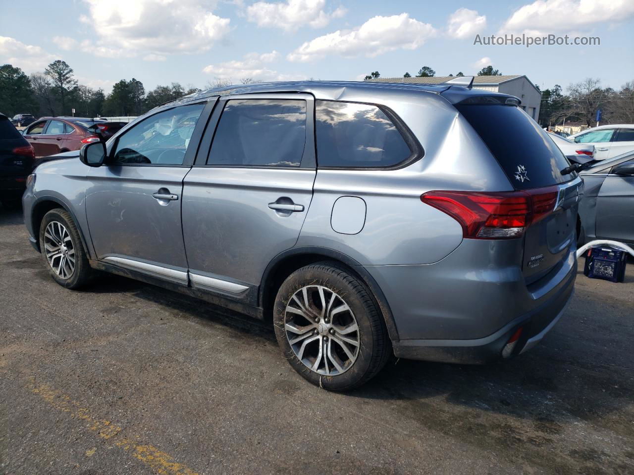 2017 Mitsubishi Outlander Es Gray vin: JA4AD2A38HZ024710