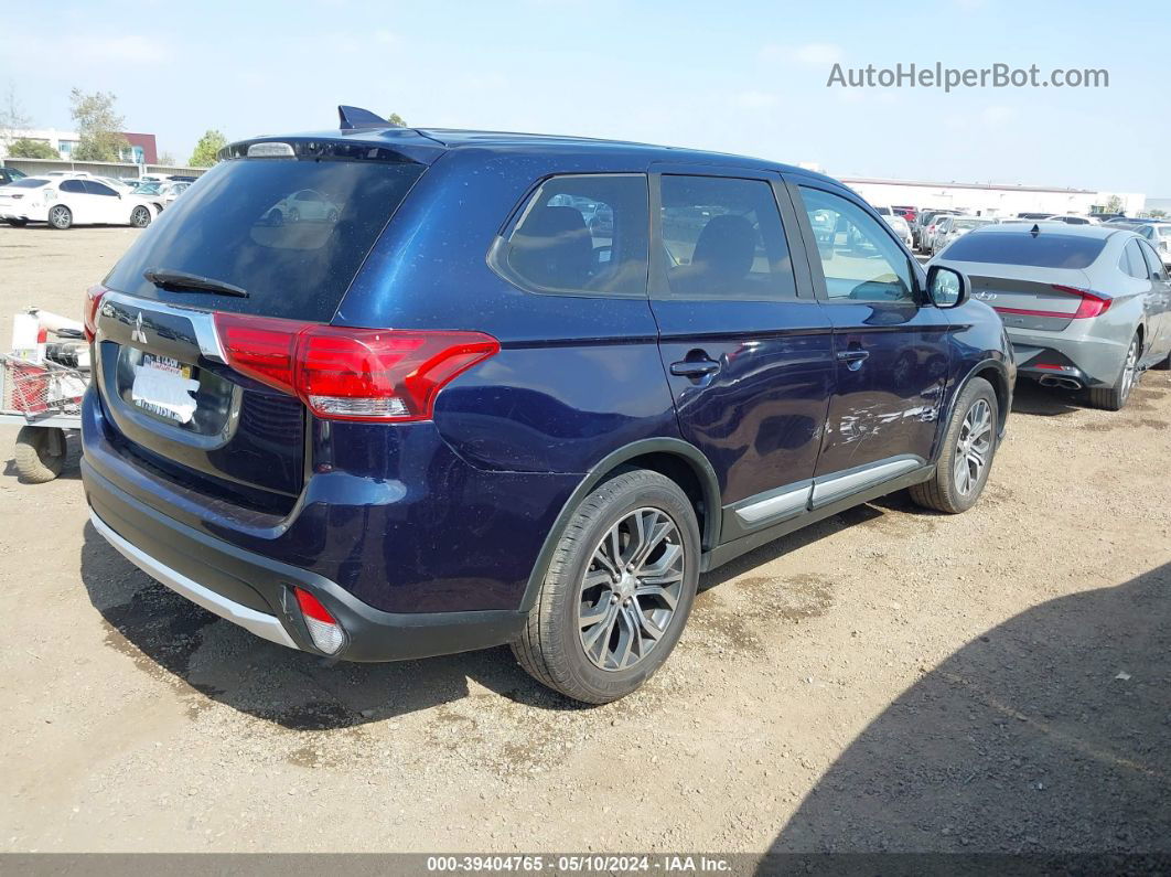 2017 Mitsubishi Outlander Es Blue vin: JA4AD2A38HZ027784