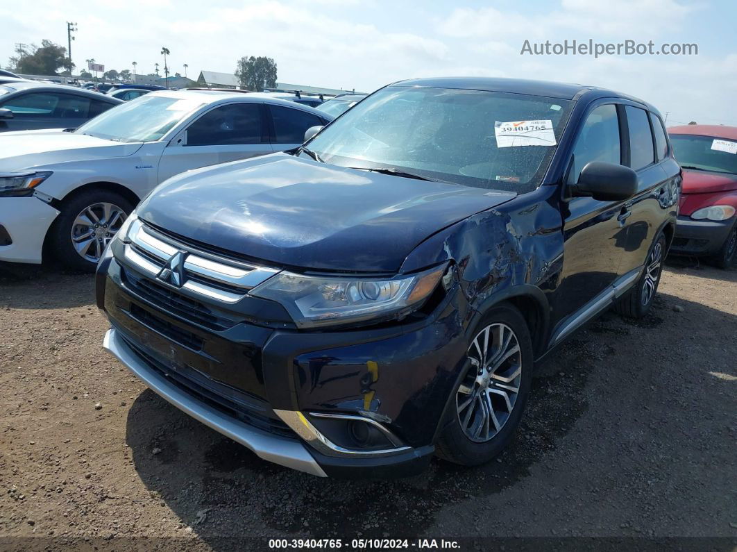 2017 Mitsubishi Outlander Es Blue vin: JA4AD2A38HZ027784