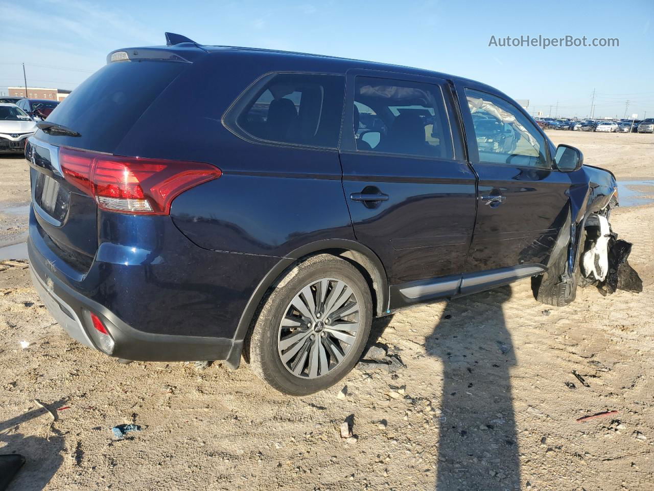 2020 Mitsubishi Outlander Es Black vin: JA4AD2A38LZ003655