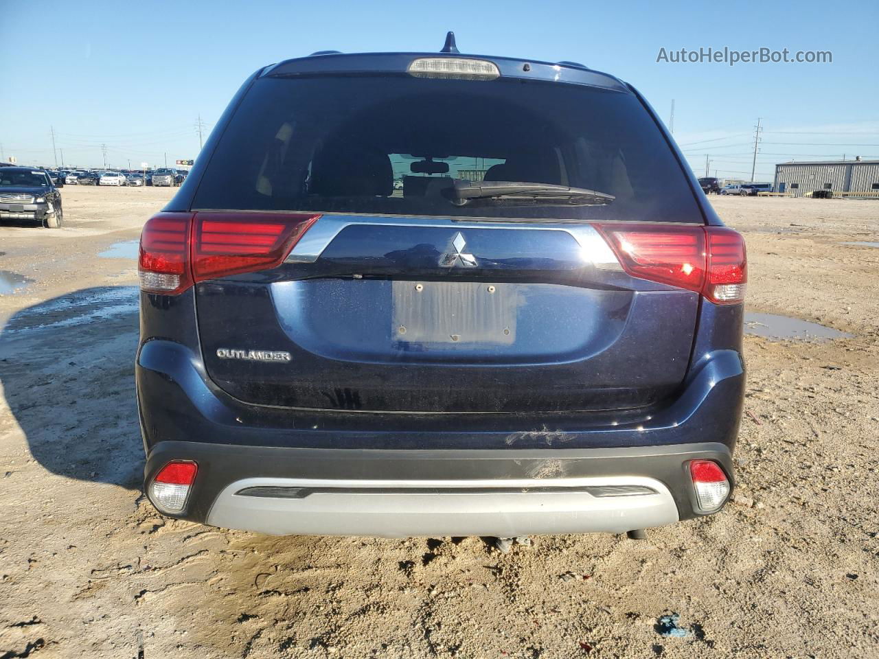 2020 Mitsubishi Outlander Es Черный vin: JA4AD2A38LZ003655