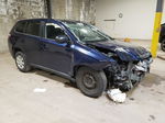 2014 Mitsubishi Outlander Es Синий vin: JA4AD2A39EZ003022