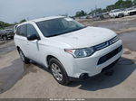 2014 Mitsubishi Outlander Es White vin: JA4AD2A39EZ010553