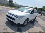 2014 Mitsubishi Outlander Es White vin: JA4AD2A39EZ010553