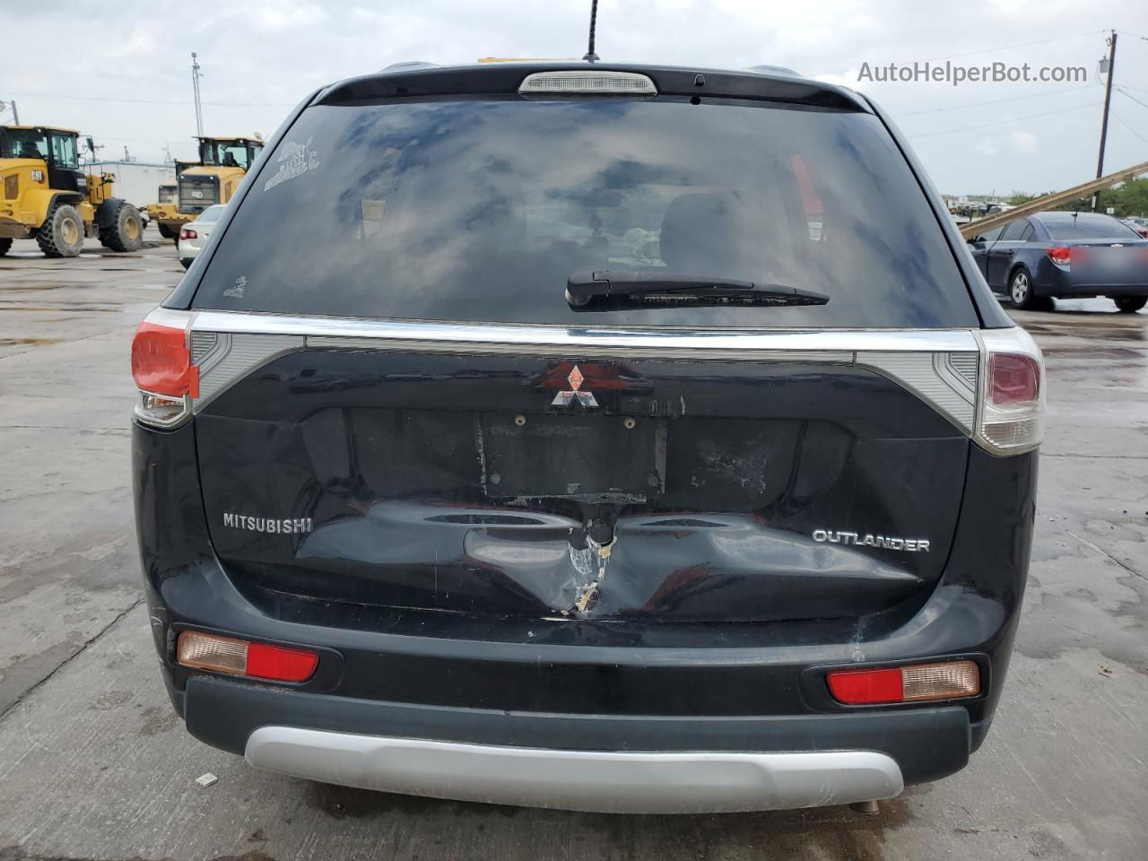 2015 Mitsubishi Outlander Es Черный vin: JA4AD2A3XFZ003094