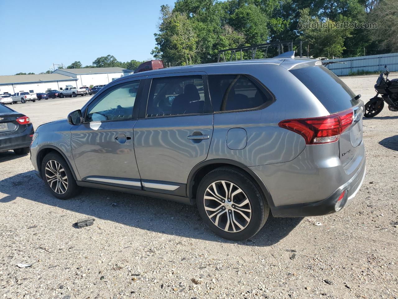 2017 Mitsubishi Outlander Es Gray vin: JA4AD2A3XHZ024076