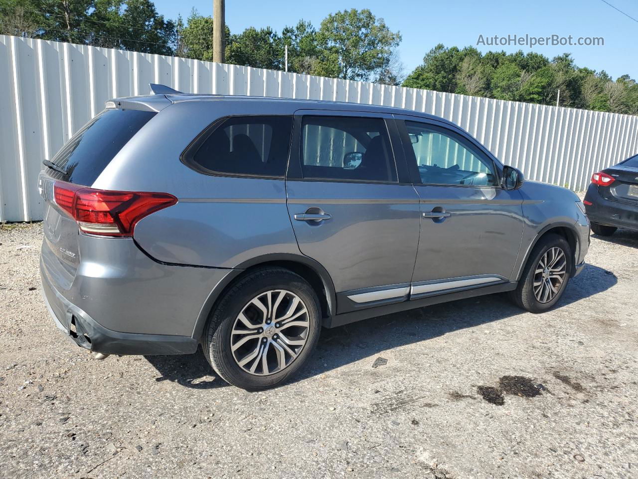 2017 Mitsubishi Outlander Es Gray vin: JA4AD2A3XHZ024076