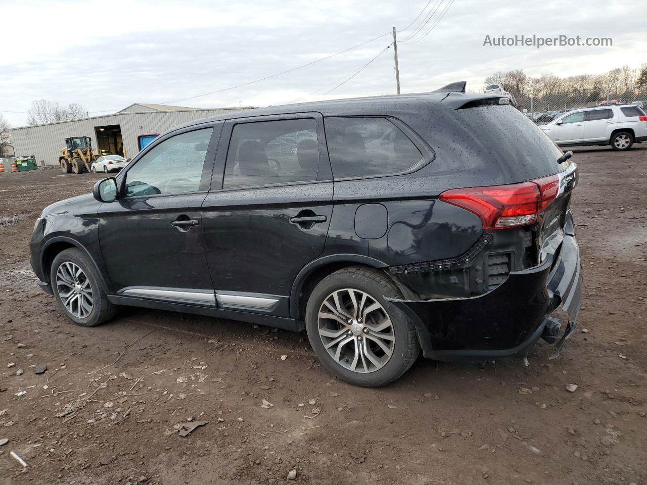 2017 Mitsubishi Outlander Es Black vin: JA4AD2A3XHZ067350