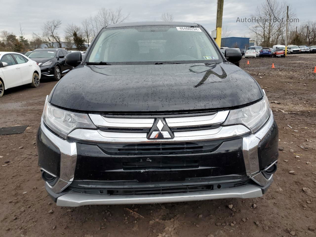 2017 Mitsubishi Outlander Es Black vin: JA4AD2A3XHZ067350