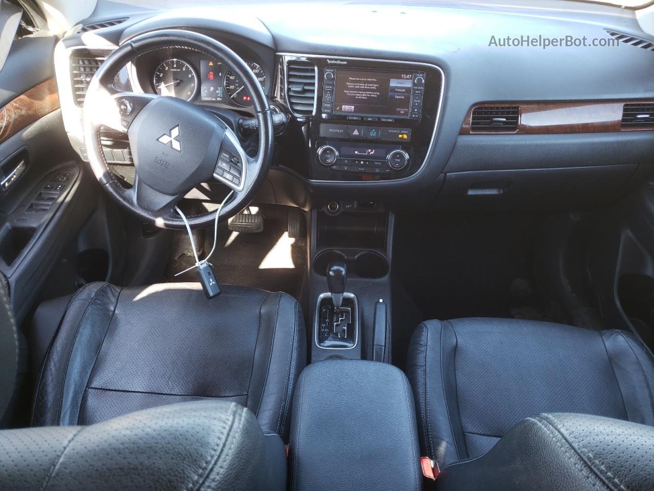 2014 Mitsubishi Outlander Se Черный vin: JA4AD3A30EZ000127