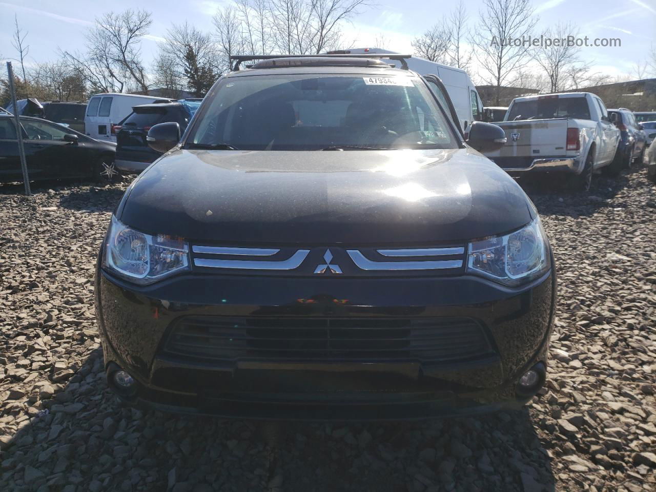 2014 Mitsubishi Outlander Se Black vin: JA4AD3A30EZ000127