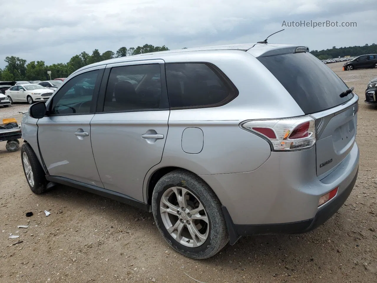 2014 Mitsubishi Outlander Se Silver vin: JA4AD3A30EZ004730