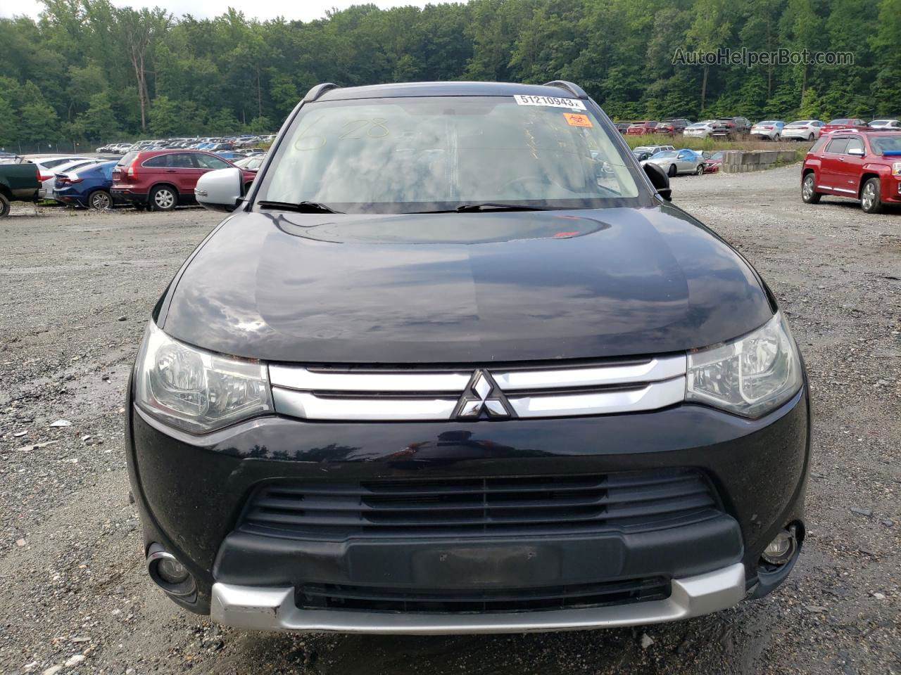 2015 Mitsubishi Outlander Se Черный vin: JA4AD3A30FZ007712