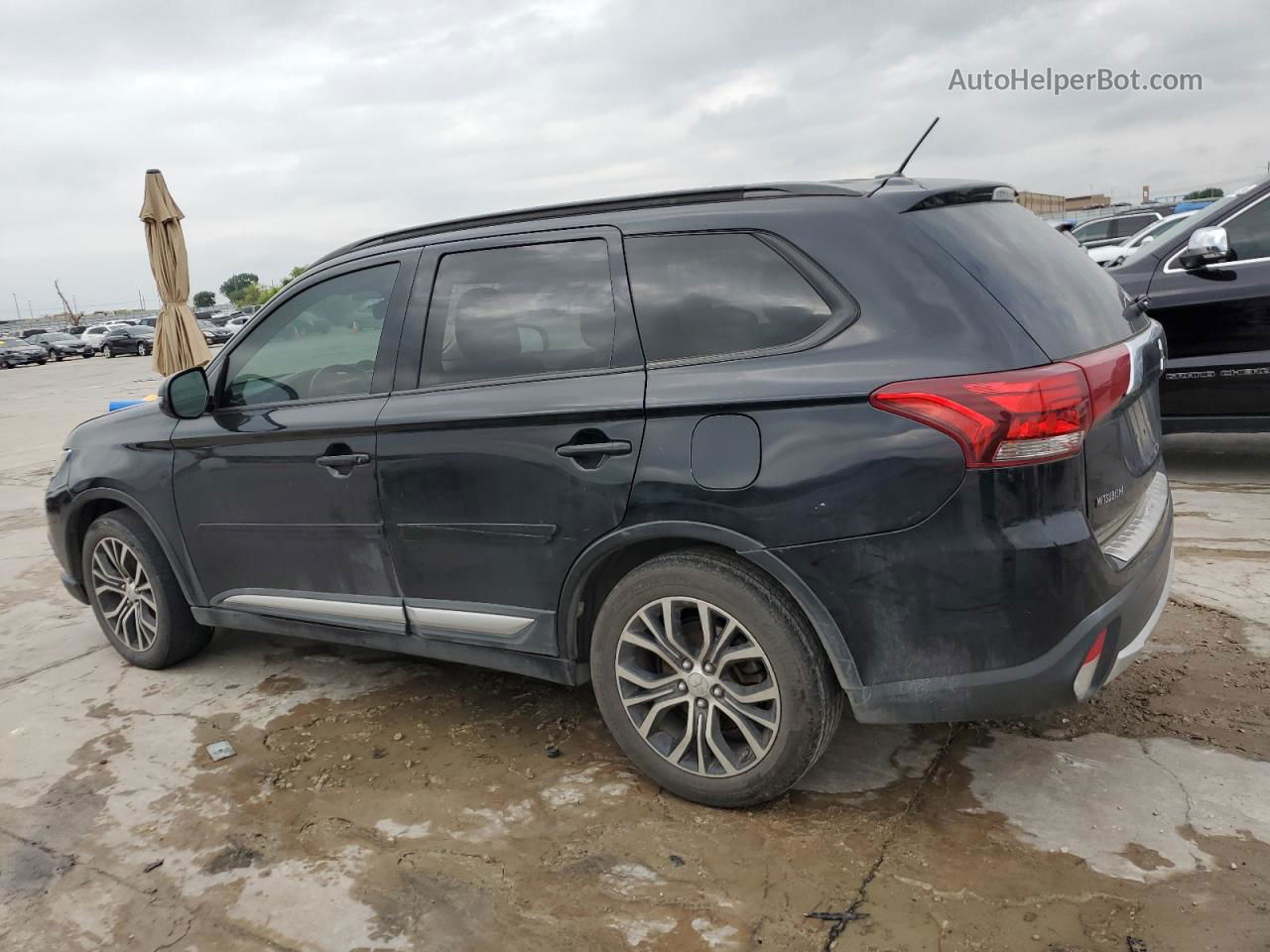 2016 Mitsubishi Outlander Se Черный vin: JA4AD3A30GZ060038