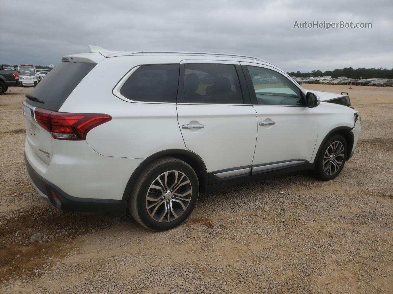 2017 Mitsubishi Outlander Se White vin: JA4AD3A30HZ012850