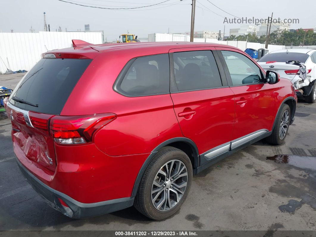 2017 Mitsubishi Outlander Se Red vin: JA4AD3A30HZ028529