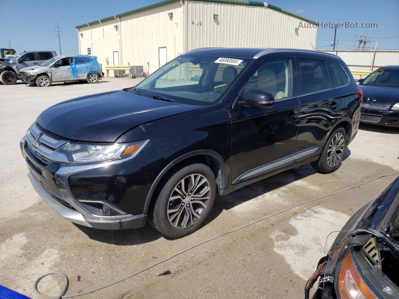 2017 Mitsubishi Outlander Se Черный vin: JA4AD3A30HZ029955