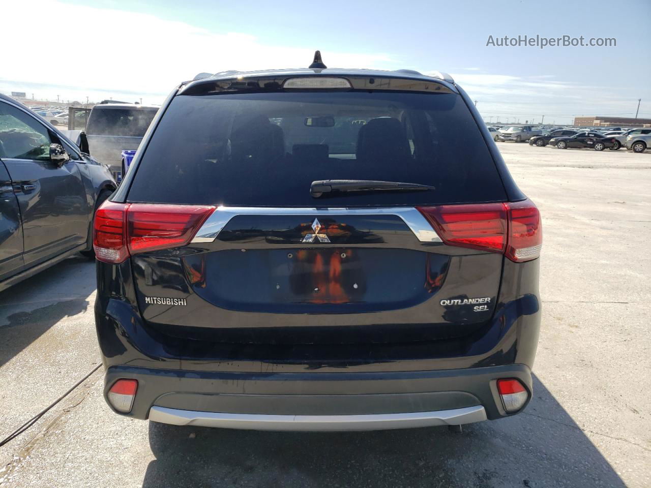 2017 Mitsubishi Outlander Se Черный vin: JA4AD3A30HZ029955