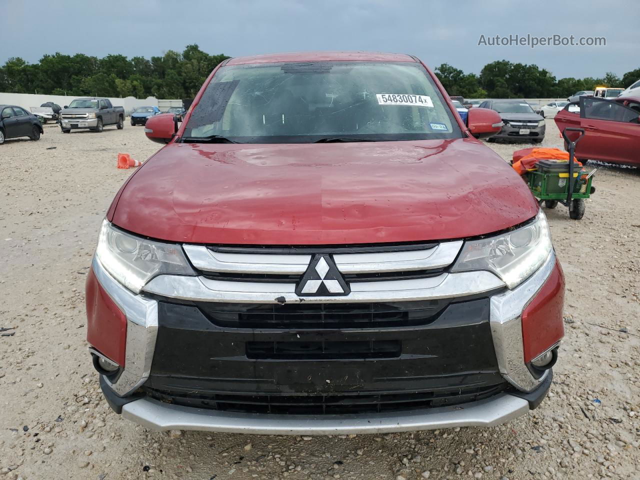 2017 Mitsubishi Outlander Se Red vin: JA4AD3A30HZ040048