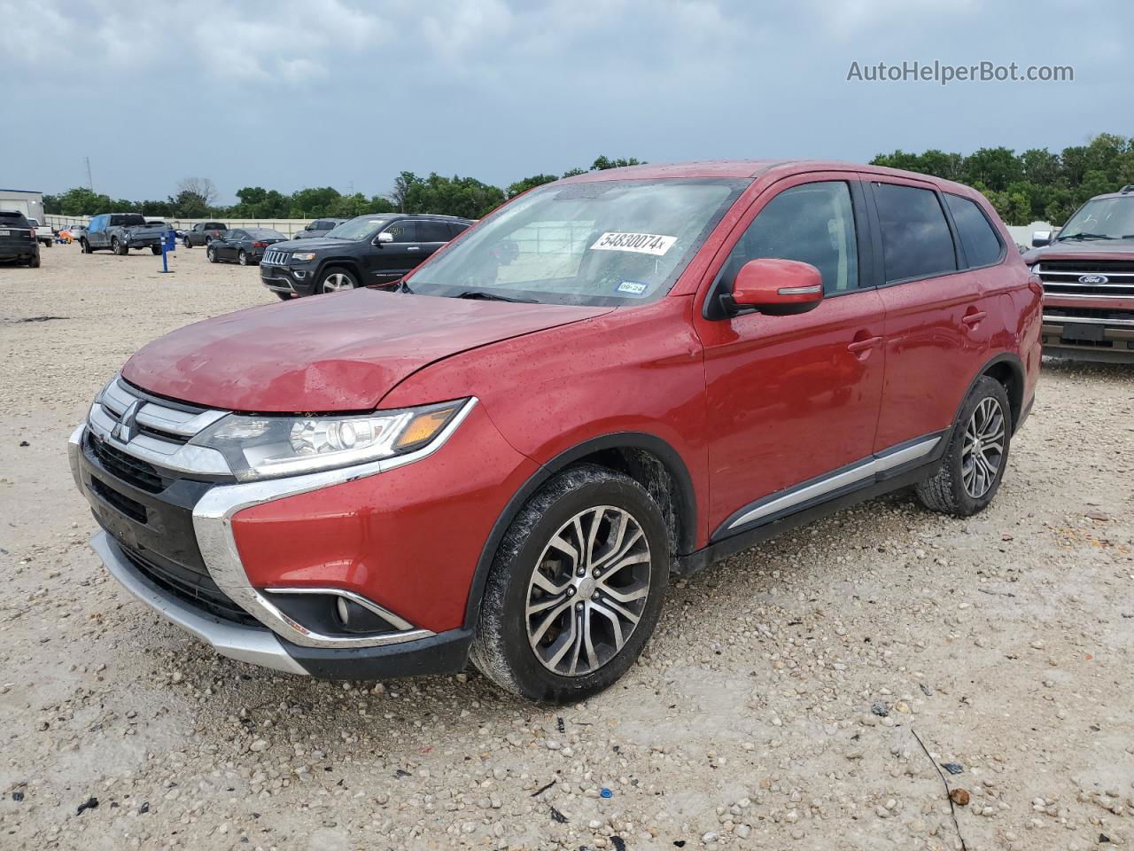 2017 Mitsubishi Outlander Se Red vin: JA4AD3A30HZ040048