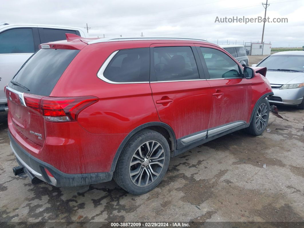 2017 Mitsubishi Outlander Sel Red vin: JA4AD3A30HZ047615