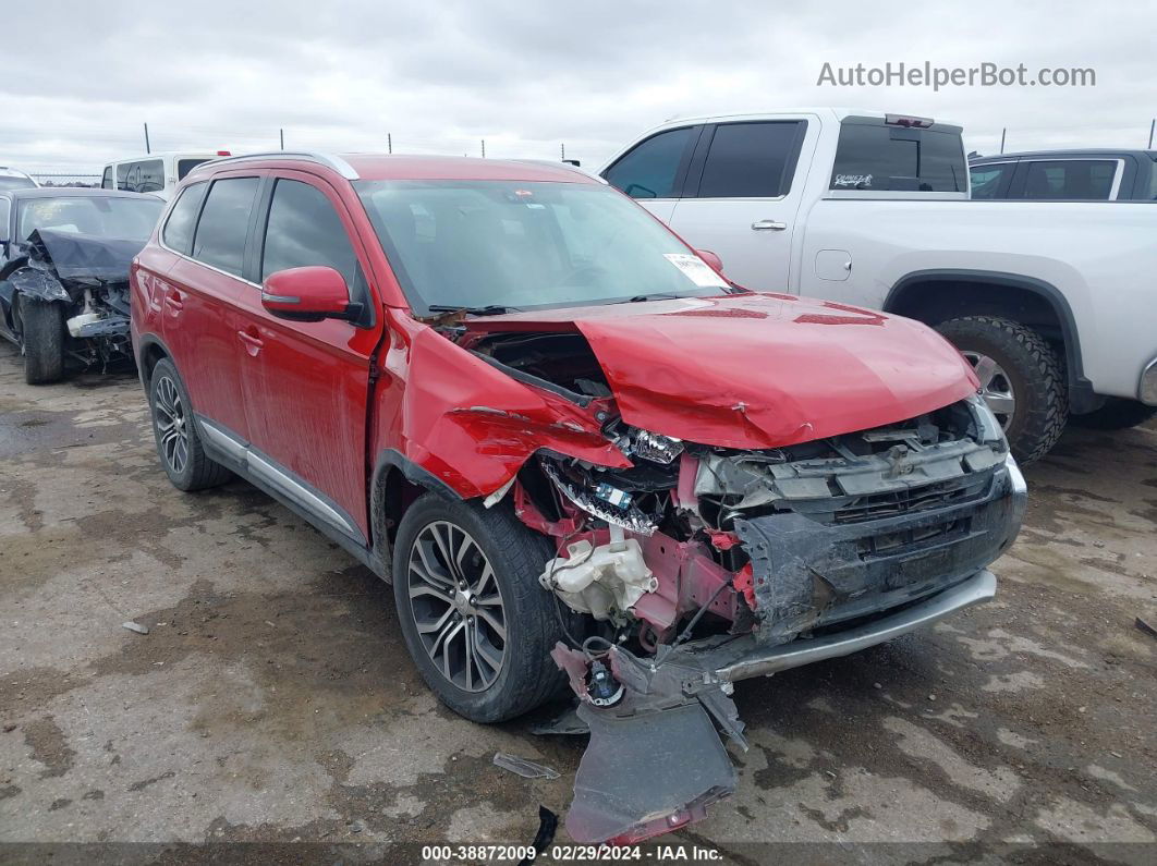 2017 Mitsubishi Outlander Sel Red vin: JA4AD3A30HZ047615