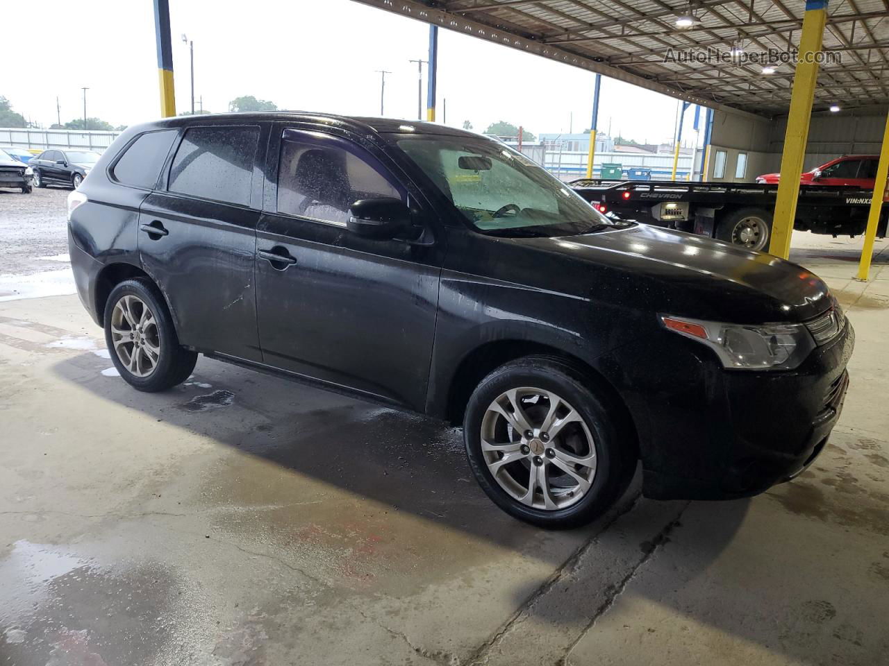 2014 Mitsubishi Outlander Se Black vin: JA4AD3A31EZ014795