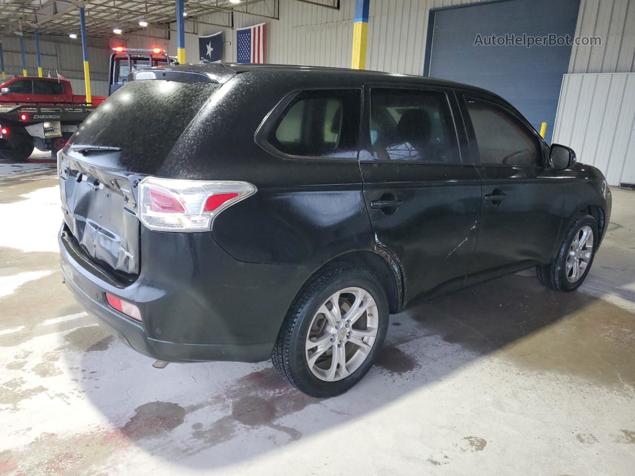 2014 Mitsubishi Outlander Se Black vin: JA4AD3A31EZ014795