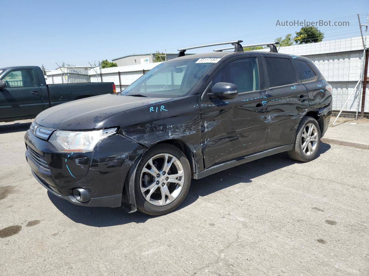 2014 Mitsubishi Outlander Se Black vin: JA4AD3A31EZ019270