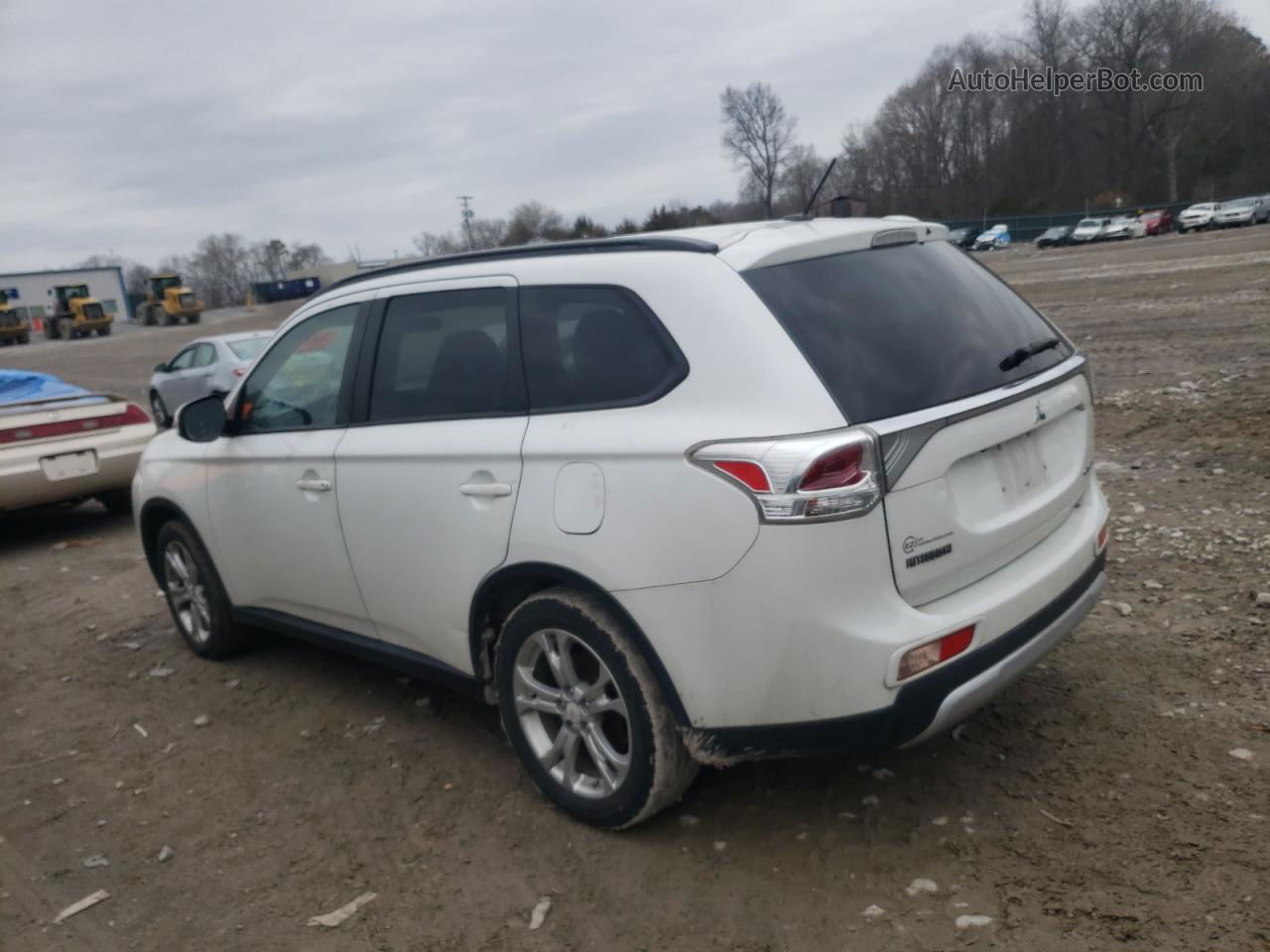 2015 Mitsubishi Outlander Se White vin: JA4AD3A31FZ009601