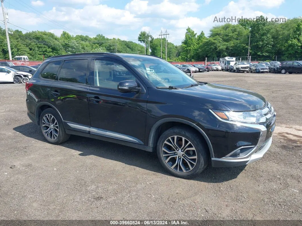 2016 Mitsubishi Outlander Sel Black vin: JA4AD3A31GZ002780