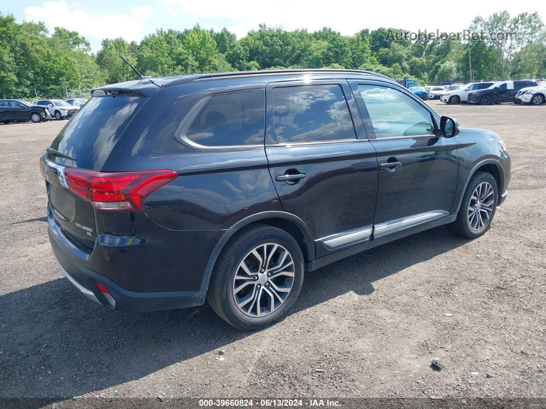 2016 Mitsubishi Outlander Sel Черный vin: JA4AD3A31GZ002780