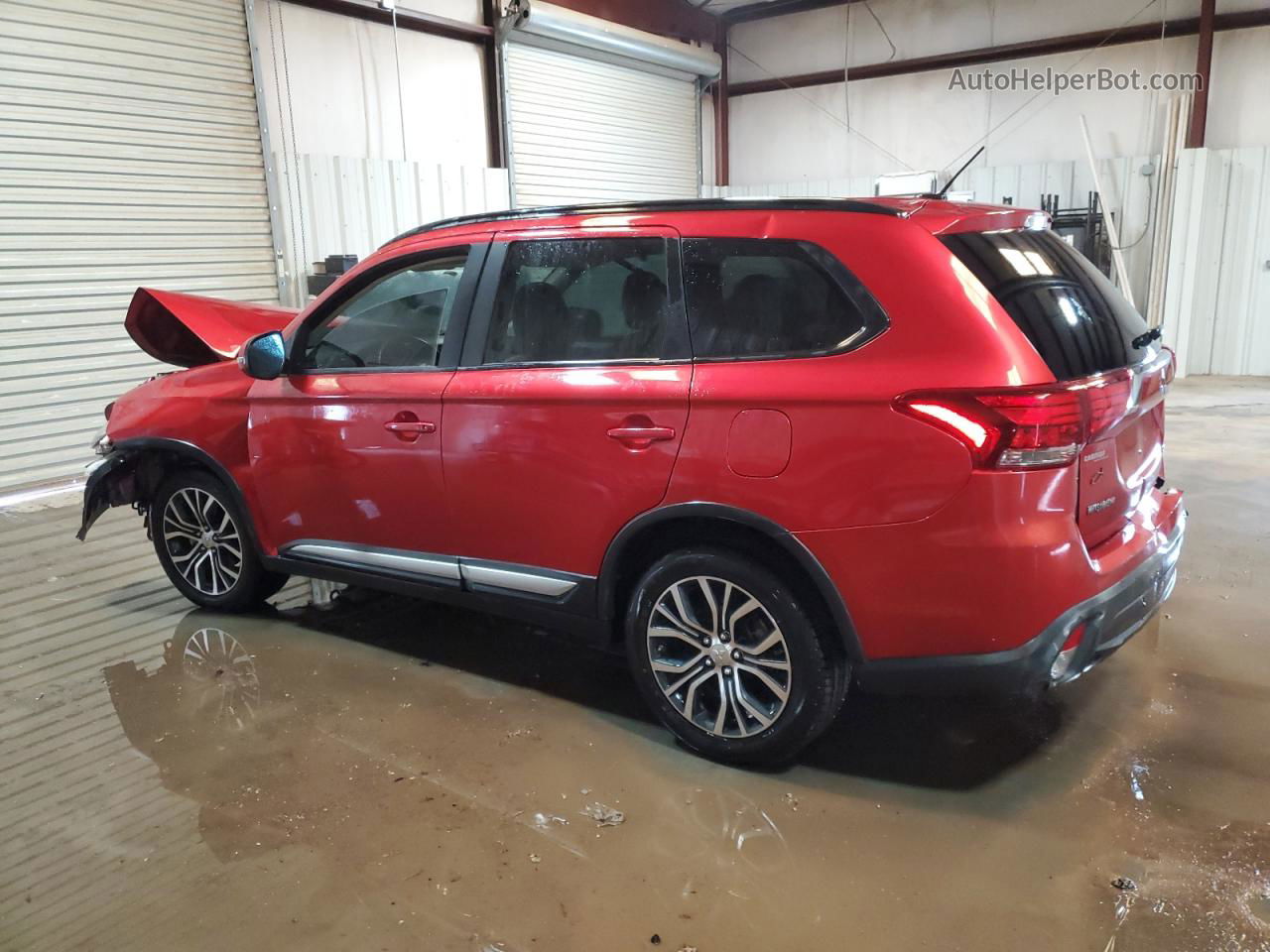 2016 Mitsubishi Outlander Se Красный vin: JA4AD3A31GZ005582