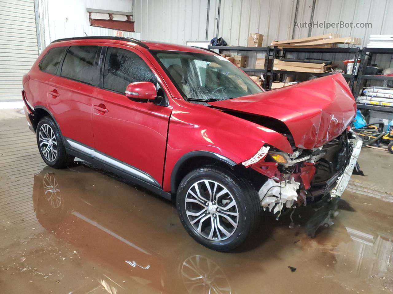 2016 Mitsubishi Outlander Se Red vin: JA4AD3A31GZ005582