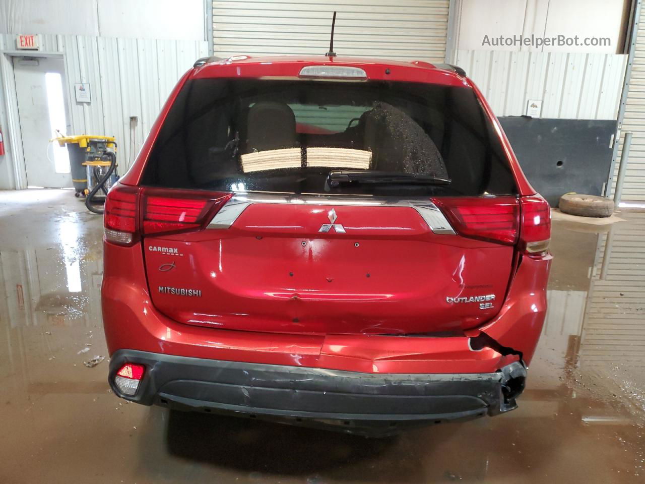 2016 Mitsubishi Outlander Se Красный vin: JA4AD3A31GZ005582