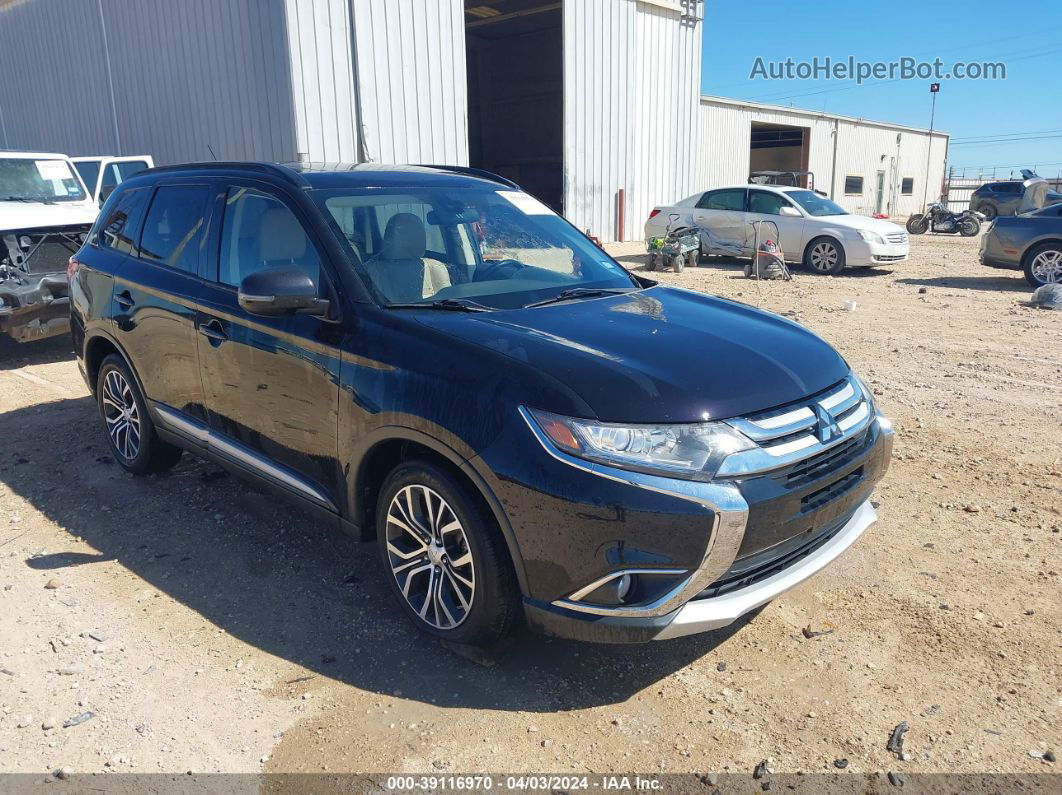 2016 Mitsubishi Outlander Sel Black vin: JA4AD3A31GZ006375