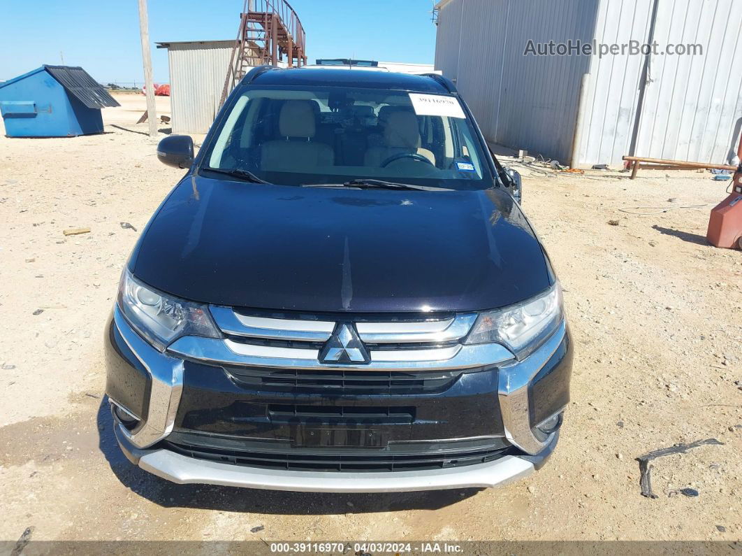 2016 Mitsubishi Outlander Sel Black vin: JA4AD3A31GZ006375