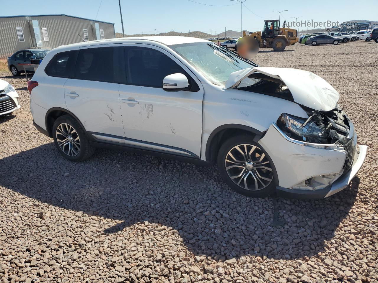 2016 Mitsubishi Outlander Se White vin: JA4AD3A31GZ009907