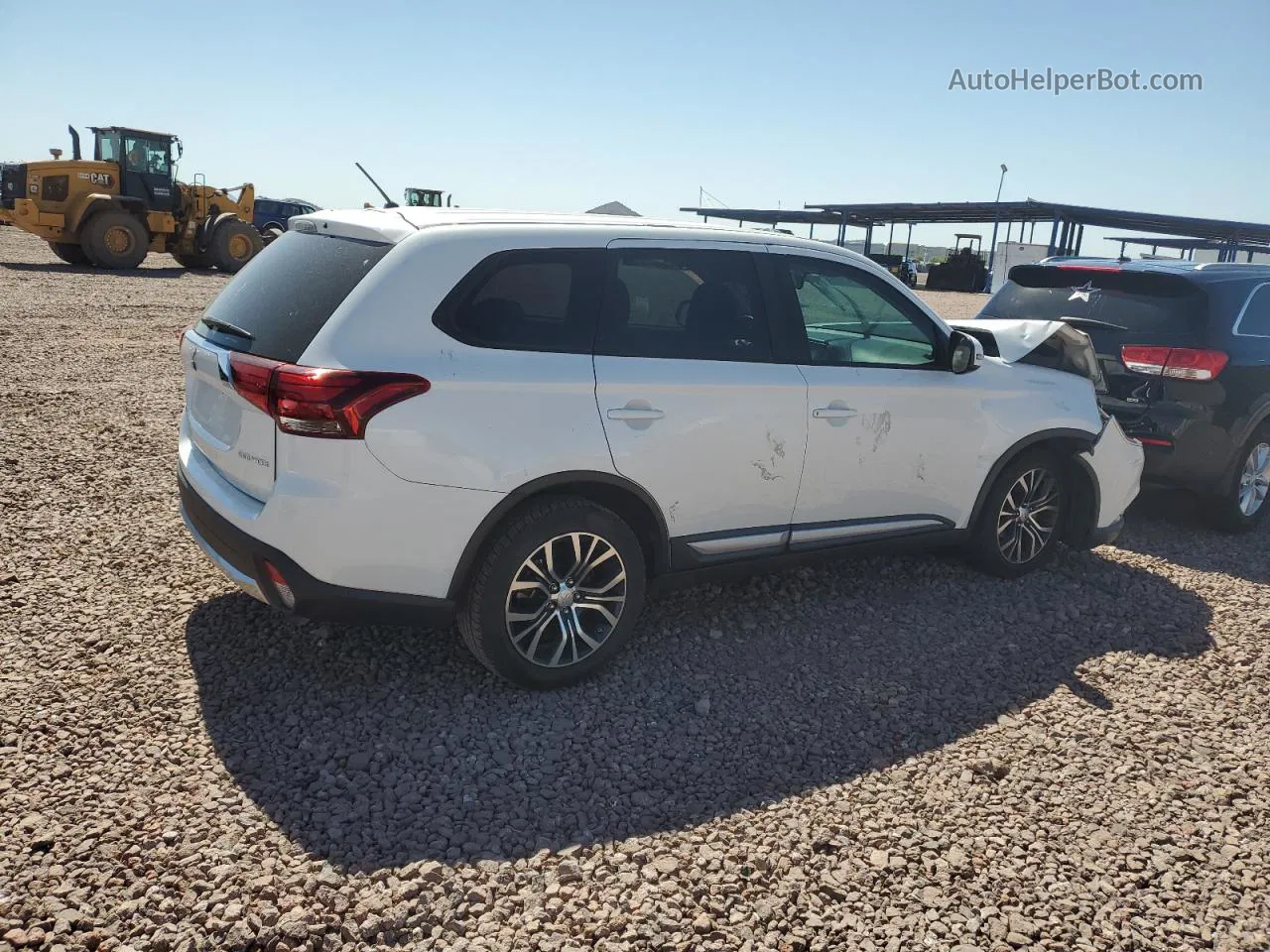 2016 Mitsubishi Outlander Se White vin: JA4AD3A31GZ009907