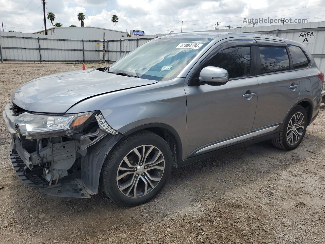 2016 Mitsubishi Outlander Se Gray vin: JA4AD3A31GZ018929