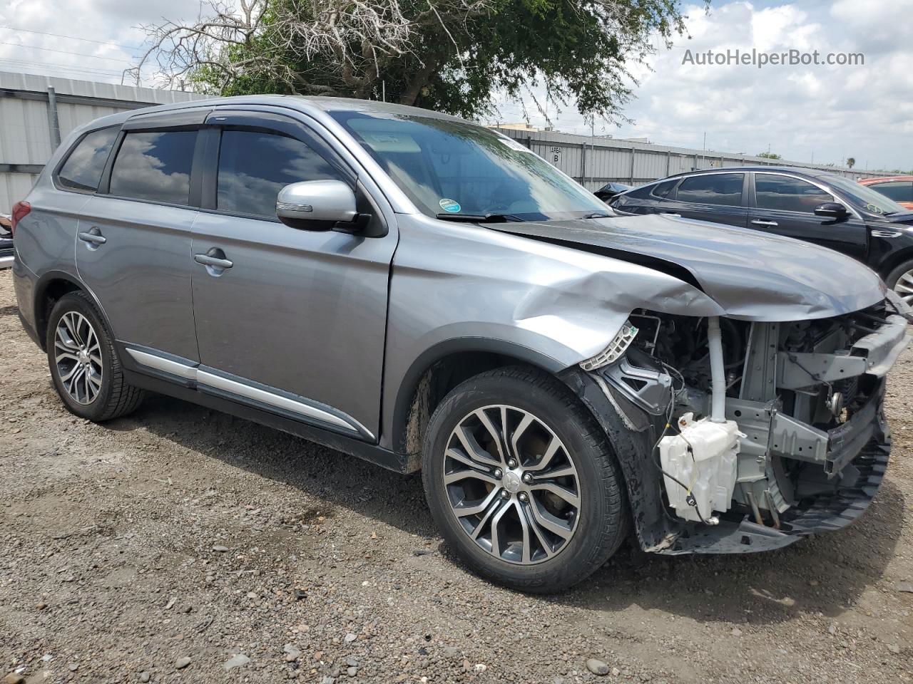 2016 Mitsubishi Outlander Se Gray vin: JA4AD3A31GZ018929