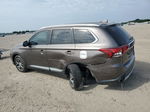 2017 Mitsubishi Outlander Se Brown vin: JA4AD3A31HZ007060