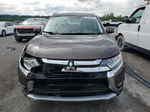 2017 Mitsubishi Outlander Se Brown vin: JA4AD3A31HZ029415