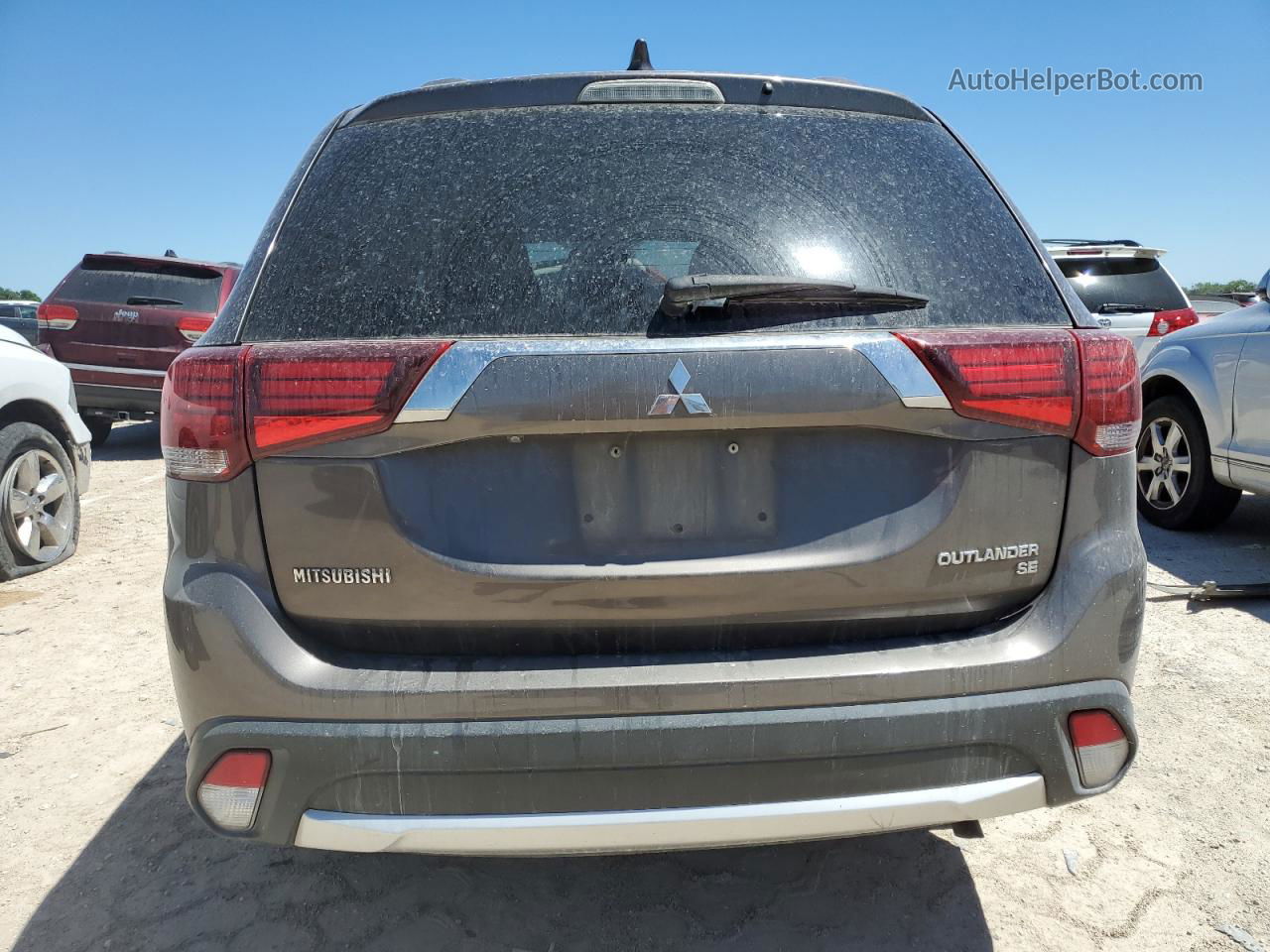 2017 Mitsubishi Outlander Se Коричневый vin: JA4AD3A31HZ059594