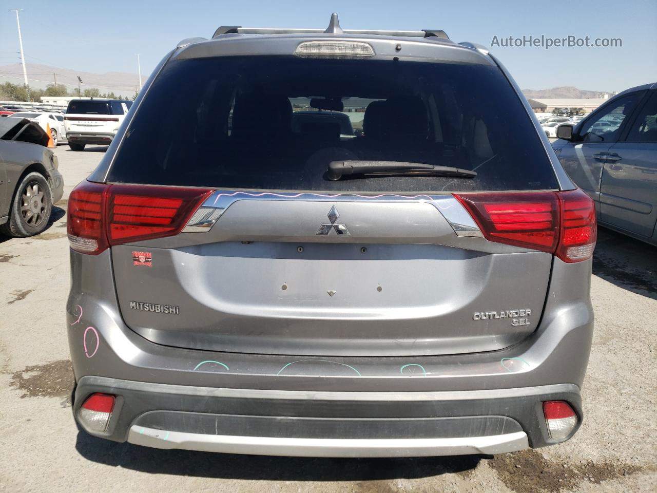 2017 Mitsubishi Outlander Se Gray vin: JA4AD3A31HZ065413