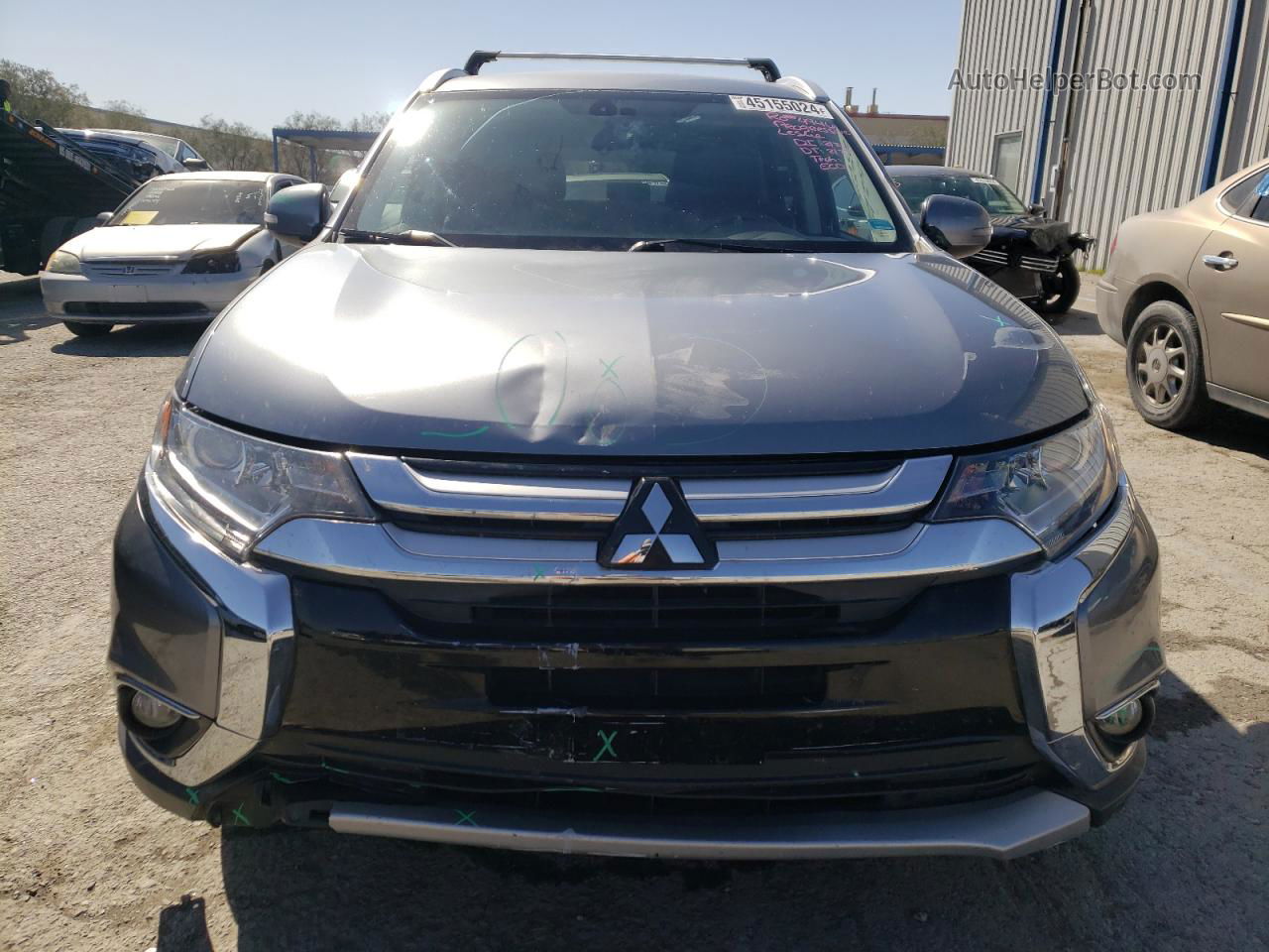 2017 Mitsubishi Outlander Se Серый vin: JA4AD3A31HZ065413