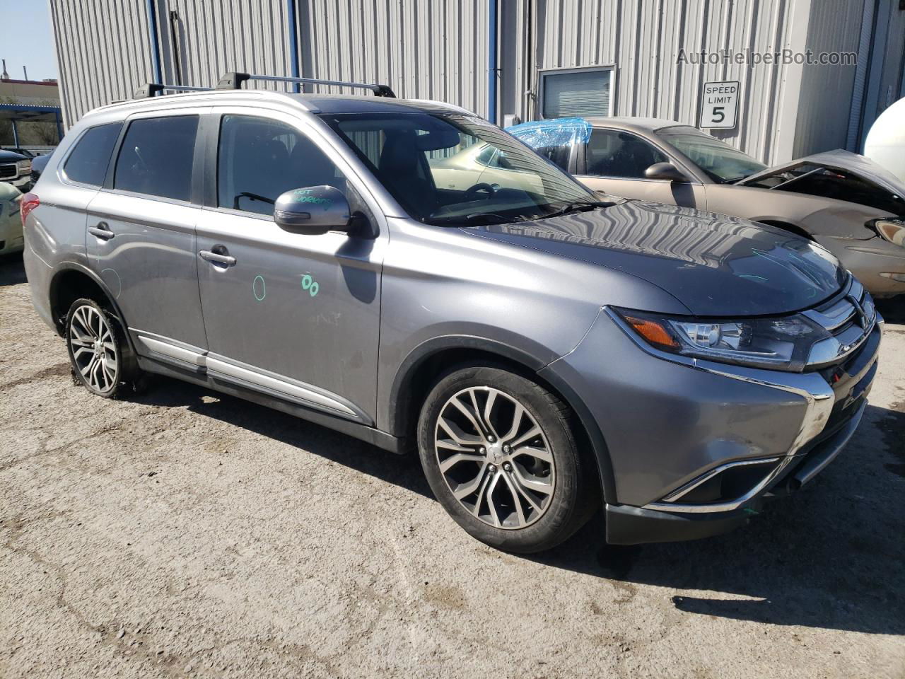 2017 Mitsubishi Outlander Se Серый vin: JA4AD3A31HZ065413