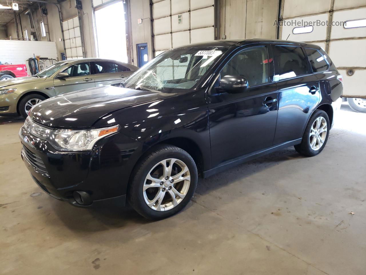 2014 Mitsubishi Outlander Se Black vin: JA4AD3A32EZ008794