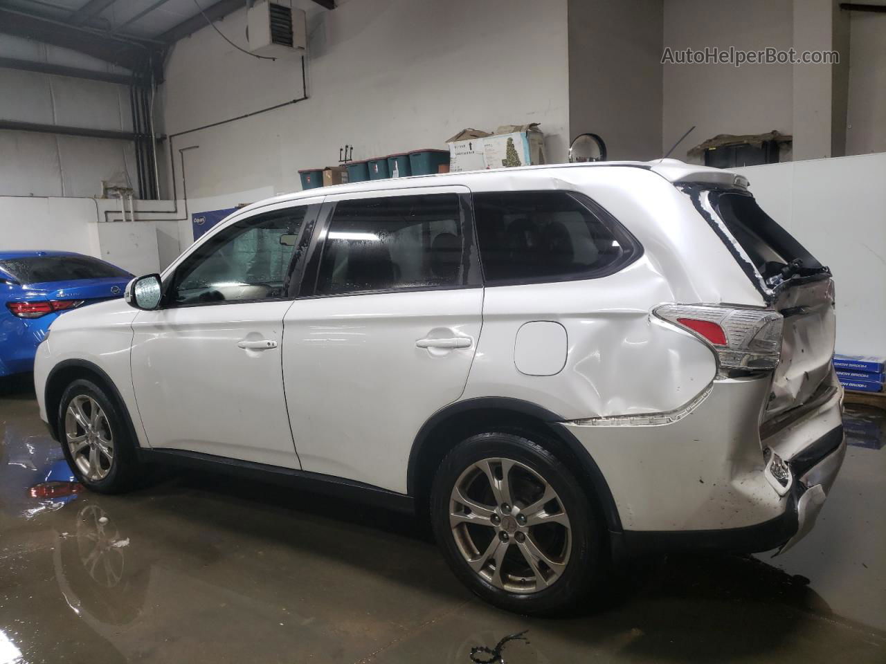 2015 Mitsubishi Outlander Se Белый vin: JA4AD3A32FZ008909